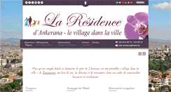 Desktop Screenshot of hotel-restaurant-laresidence.com